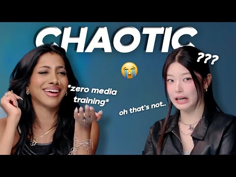 katseye having ZERO media training (besides yoonchae)