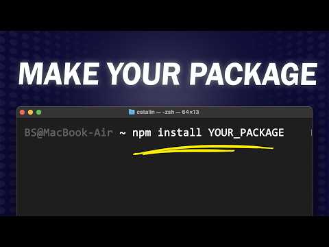 The BEST way to make NPM packages