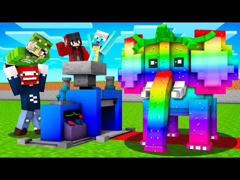 Ich OPFERE meine FREUNDE für  RAINBOW STRAWBERRY ELEPHANT in Minecraft