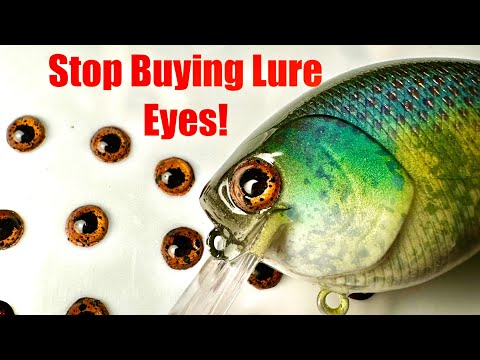 Stop Wasting Money!! How To Make Custom Lure Eyes