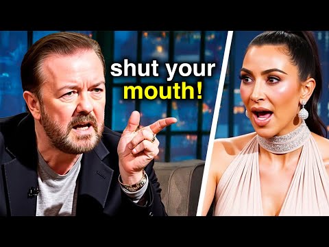 When Ricky Gervais ROASTS Celebrities To Their Face