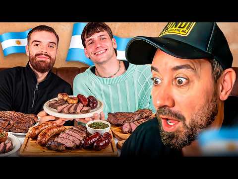 Español REACCIONA a la PARRILLA MAS CARA de Argentina 🇦🇷 