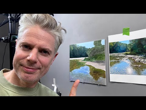 Live oil painting: Watch the Process Unfold