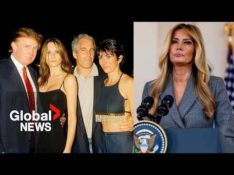 Melania Trump says she “never had a relationship” with Epstein, Maxwell