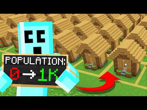Minecraft but I Open a Village