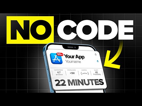 How to Build an ENTIRE iPhone App From Scratch (AI + No code)