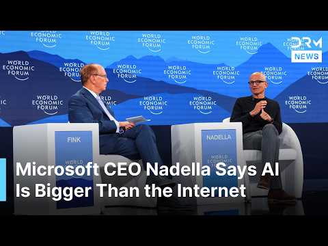 FULL: Microsoft CEO Nadella in Conversation With BlackRock’s Fink at World Economic Forum | AI1G