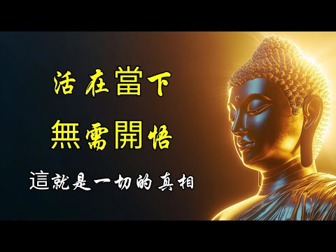 活在當下，無需開悟！這就是一切的真相！| 痛苦 | 開悟 | 自我覺察 | 活在當下 | 心靈自由 | 修行 | 靈性成長 | 情緒管理 | 放下執著 | 內在平靜 | 自我療癒 | 心靈覺醒