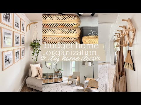 BUDGET DIY SIMPLE HOME DECOR ORGANIZE WITH ME | HOME ORGANIZATION | EXTREME MOTIVATION