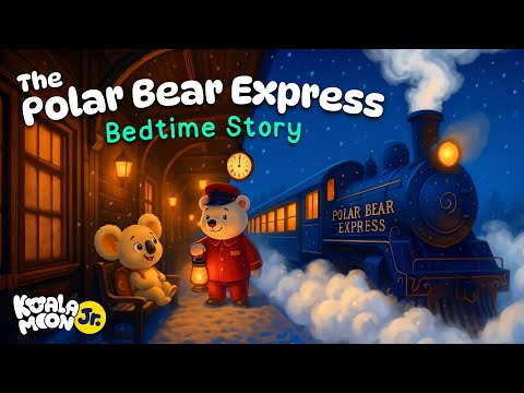 The Polar Bear Express 🐻‍❄️ 🚂 Calming Christmas Bedtime Stories for Toddlers with Baby Sleep Music 🎶