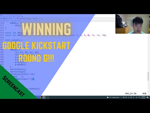 Winning Google Kickstart Round G 2021