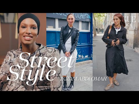 Ikram Abdi breaks down vintage looks worn by Parisians this fall | Street Style | Vogue France