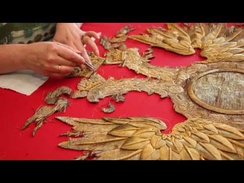 Реставрация текстильного декора Петровского зала