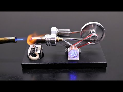 2000 RPM Paperweight for your Desk - Mini Stirling Engine