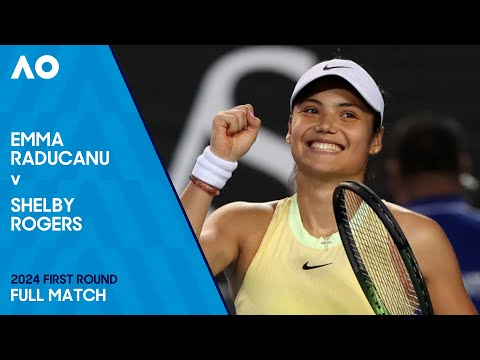 Emma Raducanu v Shelby Rogers Full Match | Australian Open 2024 First Round