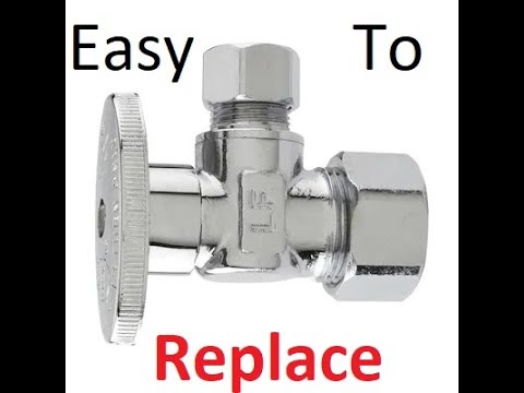 Shutoff Valve replacement - easy method
