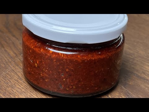 Spicy Lazjan sauce. Uighur jam. Juicy, spicy, oriental!