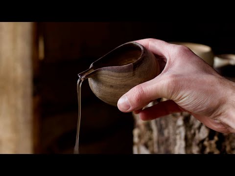 Calm Carving | The Making of a Wooden Pouring Vessel in Black Walnut - Precise Measure Technique