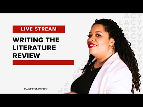 Writing The Qualitative Literature Review In 30 Days | 30 Day Literature Review Challenge