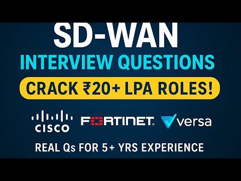 Top SD-WAN Interview Questions & Answers (2025) | For Experienced Network Engineers