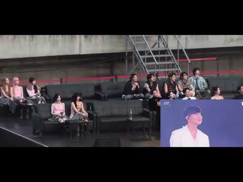 Korean artists at the AAA reacting to JJ Lin’s performance（cortis、iu、JJ）