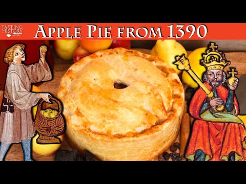 Baking the Original Apple Pie from Medieval England