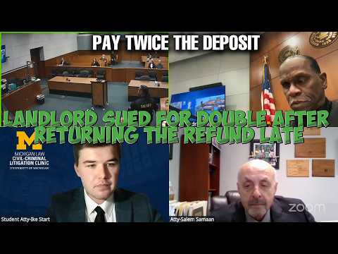 PAY TWICE THE DEPOSIT! — Landlord Sued for Double After Returning the Refund Late