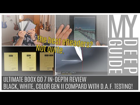 Ultimate Boox Go 7 Review: Black, White and Color Gen II, Compared Using the New D.A.F. Methodology