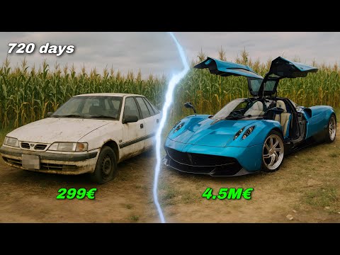 Full 750 Days : Building a Million-Dollar Pagani Huayra from an ’80s Car