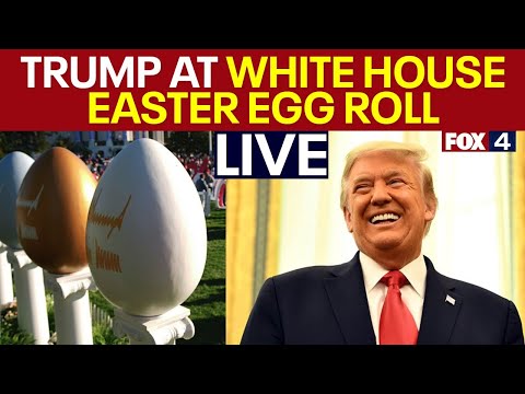 🔴LIVE: Trump at White House Easter Egg Roll