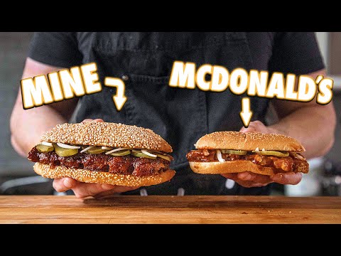 Making The McDonald's McRib At Home | But Better