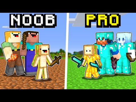 NOOB VS PRO AİLE! - Minecraft