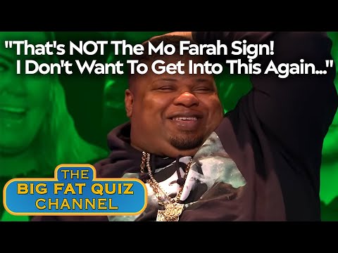 Big Narstie Keeps Disrupting Quiz With Mo Farah Sign | Big Fat Quiz
