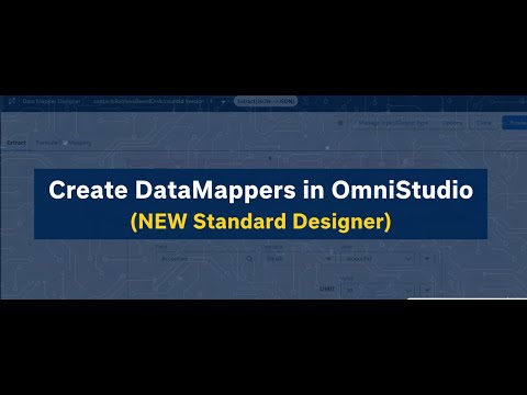 OS69: Create DataMappers in OmniStudio (NEW Standard Designer) | Faster, Modern, LWC Powered Builder