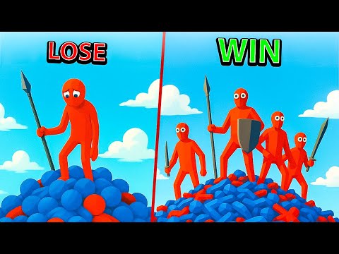 Can HALF OF OUR ARMY SURVIVE To Win? - TABS Challenge