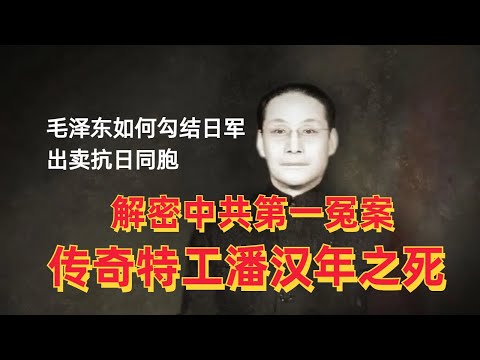 解密中共第一冤案：传奇特工潘汉年之死，看毛泽东如何勾结侵华日军出卖抗日同胞|潘汉年被冤枉的真实原因到底是什么？|汪精卫|江青|周恩来|李克农