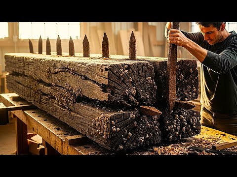 10,000 Luxury Furniture: Turning Rotten, Nail-Filled Wood Into Profit