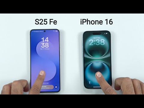 Samsung S25 Fe vs iPhone 16 Speed Test