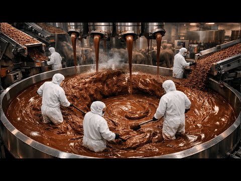 Inside a Cocoa Factory 🍫 | From Raw Beans to Chocolate