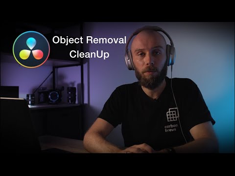 Удаление объектов из кадра в DaVinci Resolve Fusion. Object removal/Cleanup. Клинап - Урок 1.