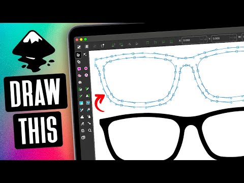 How to draw shapes with complicated contours in Inkscape