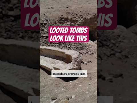 How to spot a looted ancient Egyptian tomb