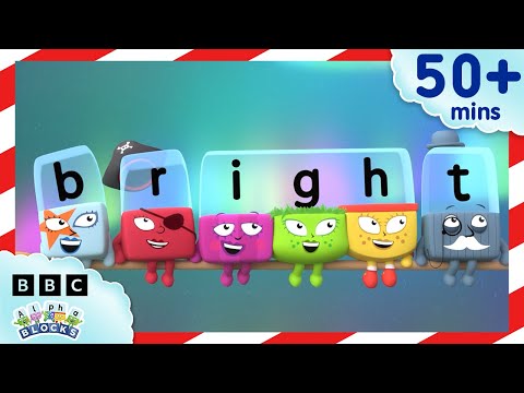 Christmas Chill Out Compilation ❄️ | Learn to Read and Spell | Alphablocks