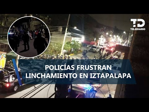 Jóvenes asaltan a un hombre en calles de Iztapalapa; grupo de 200 vecinos los interceptan y detienen