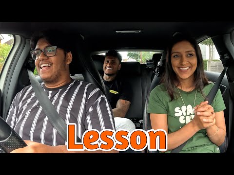 Juvenal's 1st Official Driving Lesson