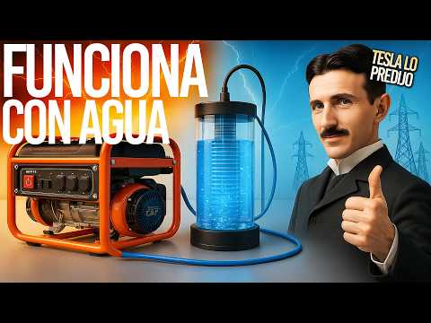 🔥 ¡Adiós Gasolina! Hice un Generador Eléctrico que Funciona SOLO CON AGUA