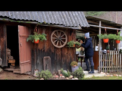 Quiet Days in the Countryside | Finding Your Coziness: Sewing & Stuffed Chicken Rolls. Family Vlog