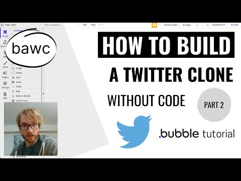 How to build a Twitter CLONE in Bubble! [Part 2] - Bubble Tutorial
