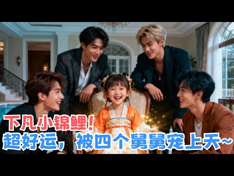 小萌娃竟是下凡小錦鯉！覺醒後，她憑藉好運救媽咪，四個舅舅寵到逆天！