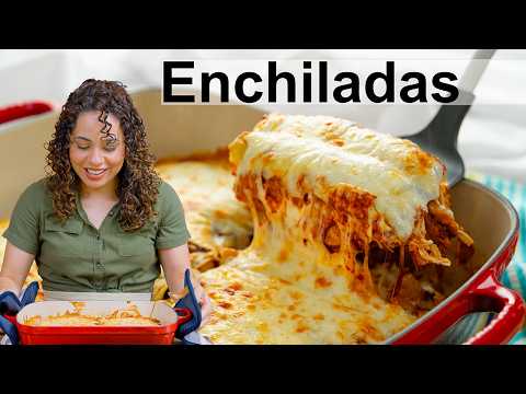 Melty Chicken Enchiladas